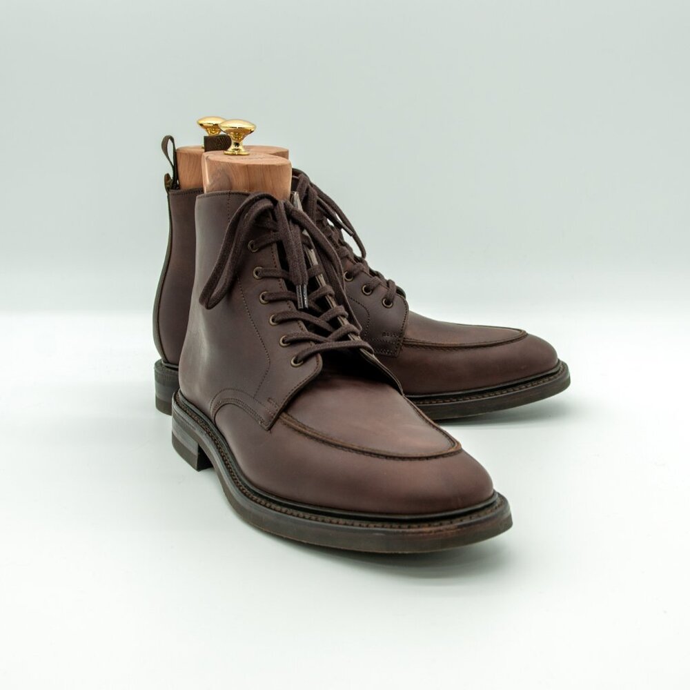 Loake Gisbourne Apron Toe Boots / Dark Brown Waxy / Men's 8.5 US (7.5 UK)